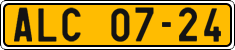 License plate of the Czech Republic, Commercial vehicles (1960)