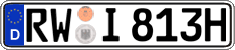 German license plate, Plates for oldtimers (type 