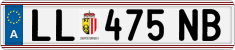 License plate of Austria, Regular plates