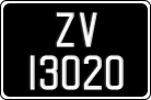 License plate of Ireland, Oldtimers