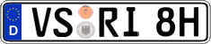 German license plate, Plates for oldtimers (type 