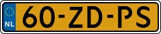 License plate of the Netherlands, Cars
