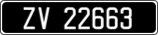 License plate of Ireland, Oldtimers