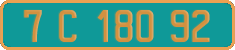 French license plate, Diplomatic
