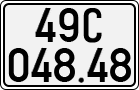 License plate of Vietnam, Cars