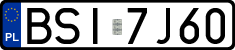 License plates of Poland, Regular car plates