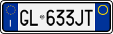 License plate of Italy, Cars (1994 year series)