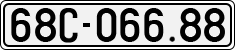 License plate of Vietnam, Cars
