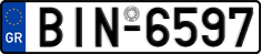 License plate of Greece, Cars