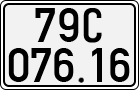 License plate of Vietnam, Cars