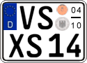 German license plate, Seasonal plates