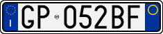 License plate of Italy, Cars (1994 year series)