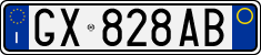 License plate of Italy, Cars (1994 year series)