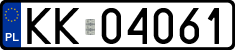 License plates of Poland, Regular car plates