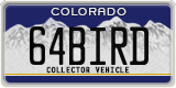 Colorado, Vanity Plates