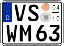 German license plate, Seasonal plates