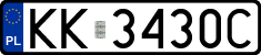 License plates of Poland, Regular car plates