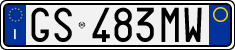 License plate of Italy, Cars (1994 year series)