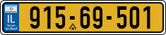License plate of Israel, Regular plates