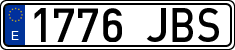 License plates of Spain, Ordinary (2000)