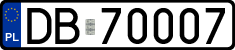 License plates of Poland, Regular car plates