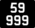 License plate of Guernsey, Regular plates