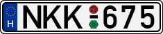 license plates of Hungary, Cars (1990)
