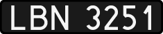 License plates of Poland, 1976 year system