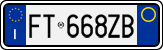 License plate of Italy, Cars (1994 year series)