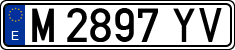 License plates of Spain, 1971 year series