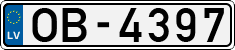 License plate of Latvia, Regular car plates