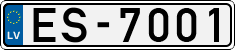 License plate of Latvia, Regular car plates