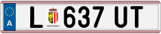 License plate of Austria, Regular plates
