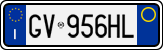 License plate of Italy, Cars (1994 year series)