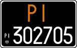 License plate of Italy, Cars (1927 year series)