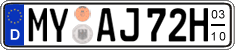 German license plate, Seasonal plates (Oldtimers)