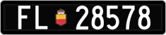 License plate of Liechtenstein, Cars
