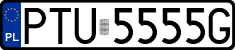 License plates of Poland, Regular car plates
