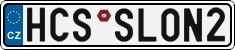 License plate of the Czech Republic, Vanity Plates