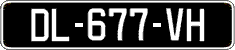 French license plate, SIV (oldtimers)