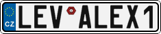 License plate of the Czech Republic, Vanity Plates