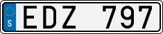 License plate of Sweden, Regular plates