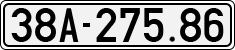 License plate of Vietnam, Cars
