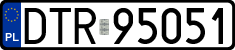 License plates of Poland, Regular car plates