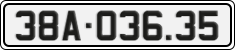 License plate of Vietnam, Cars