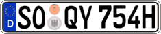 German license plate, Plates for oldtimers (type 