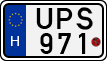 license plates of Hungary, Motorcycles (1990)