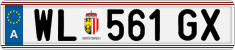 License plate of Austria, Regular plates