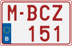 License plate of Belgium, Regular plates (2010)