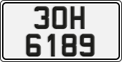 License plate of Vietnam, Cars